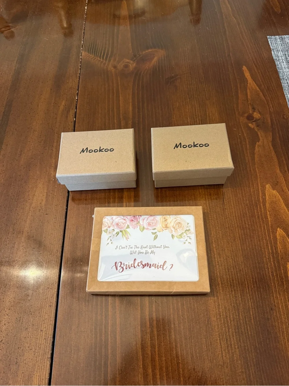 Bride Tribe Bridal Party Proposal Cards and Favor Bags - Pink Floral